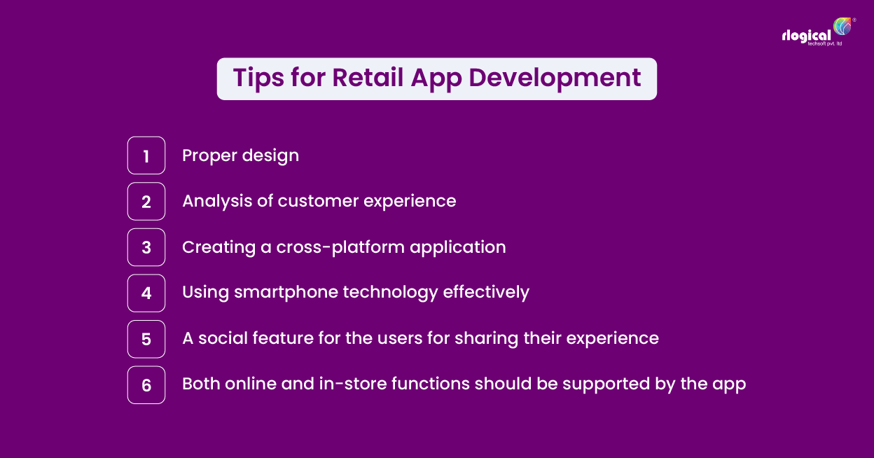 Tips for retail app development