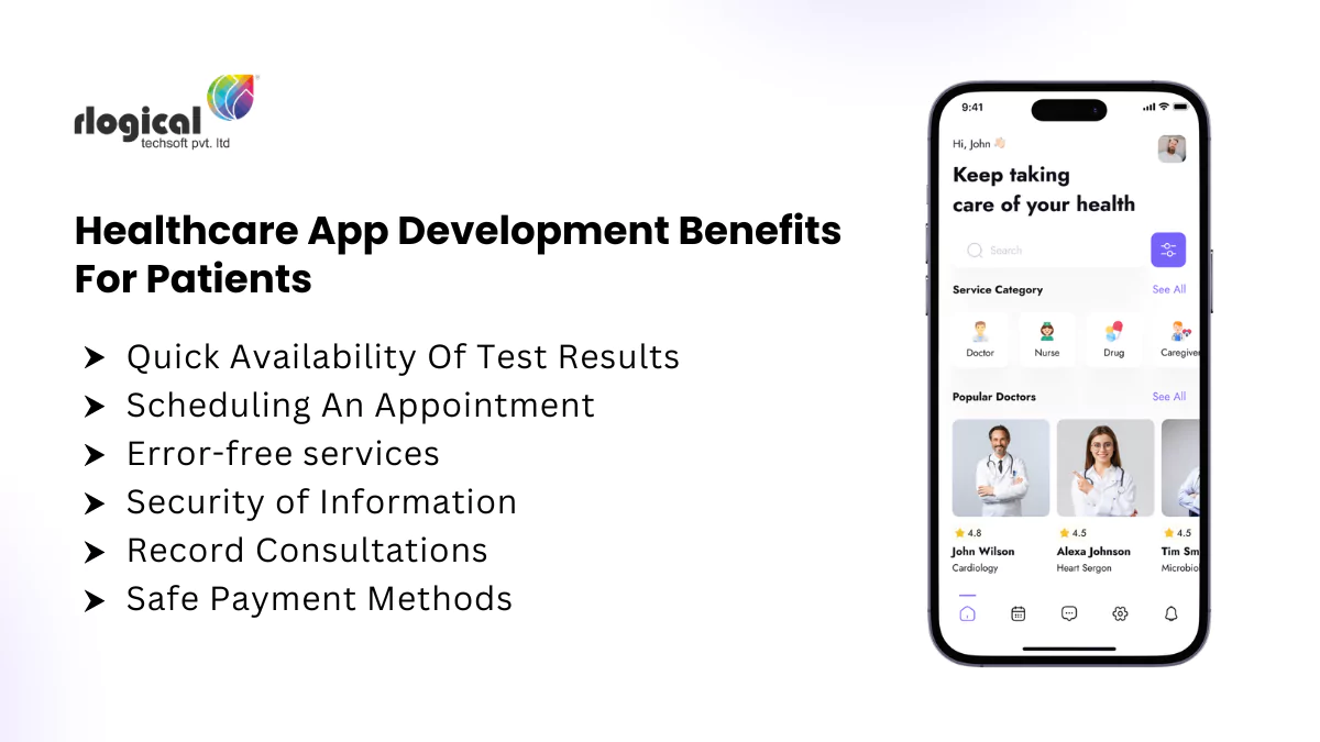 healthcare app development benefits for patients