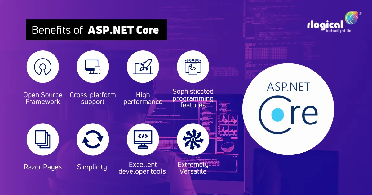 Top 8 benefits of ASP.NET Core
