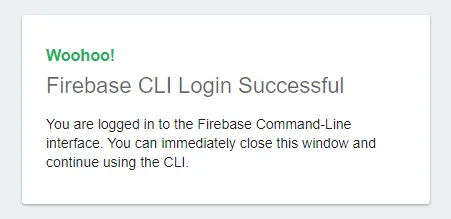 Firebase Login