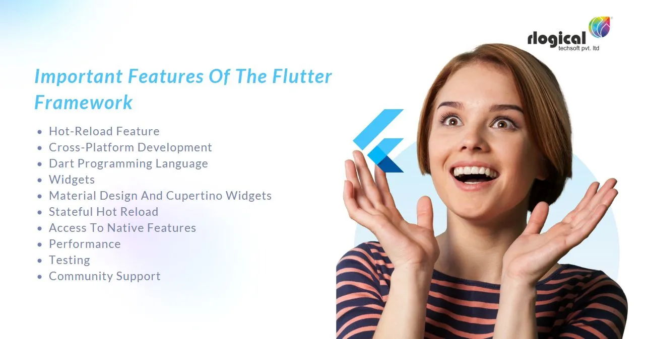 features of flutter framework