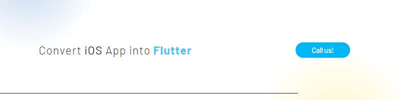 Convert iOS App into Flutter