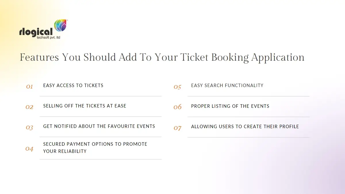 cost to build ticket booking app