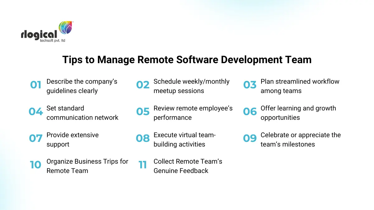 tips for managing remote software engineering teams